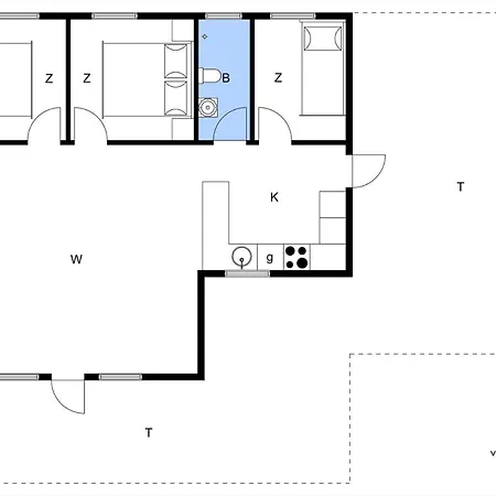 Bv343-blavand-sydslugen-22 Сasa de vacaciones Blåvand